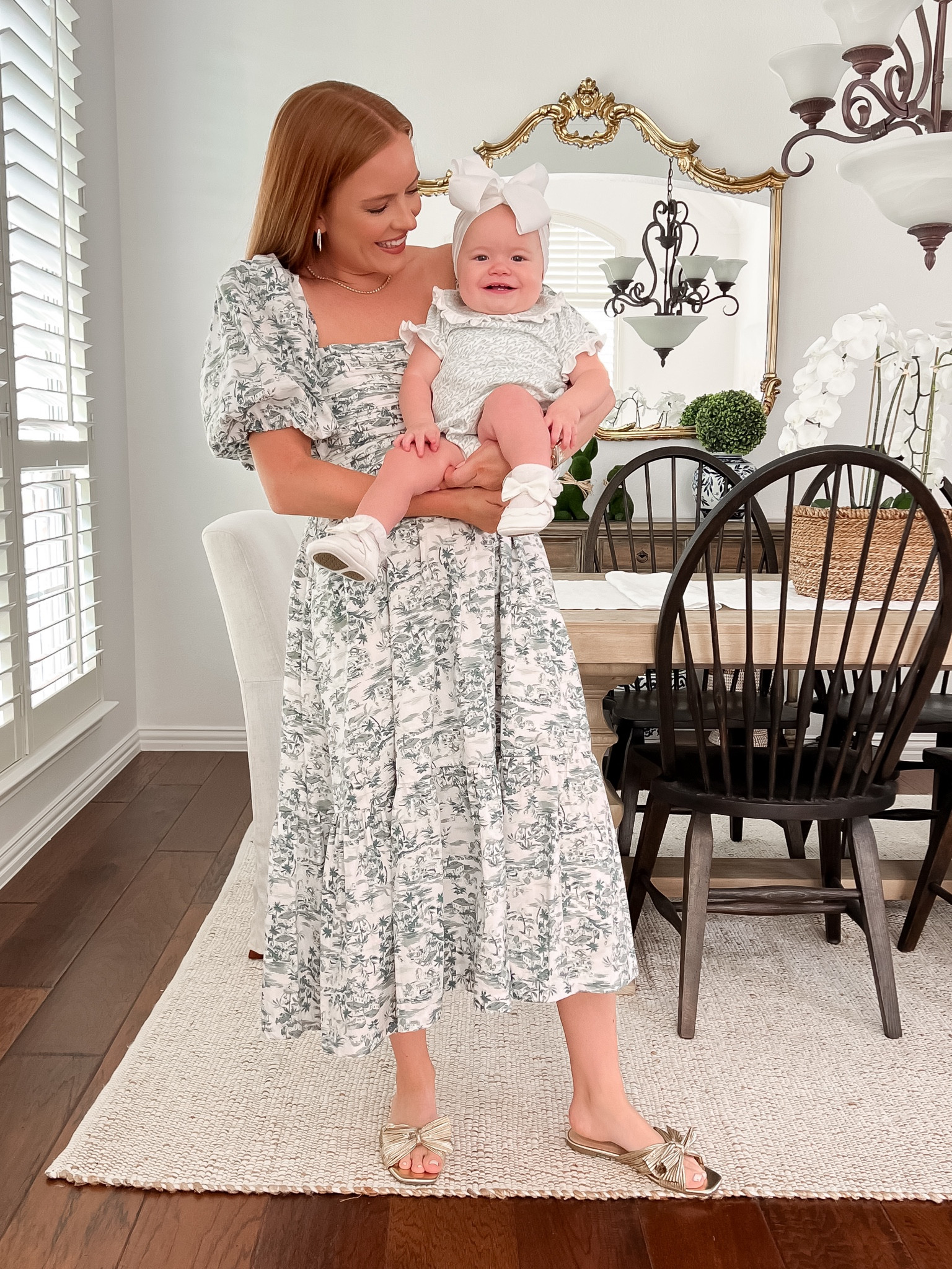 Our Sunday best! My dress pattern is sold out but comes in a number of other colors options! It’s also on sale! 

Ella’s bubble is from last year but they have a similar one in pink! Tempted to get it haha! 

#LTKStyleTip #LTKFindsUnder100 #LTKBaby