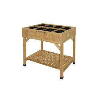 VegTrug 8-Pocket Natural Herb Garden-RHP6002NUSA - The Home Depot | The Home Depot