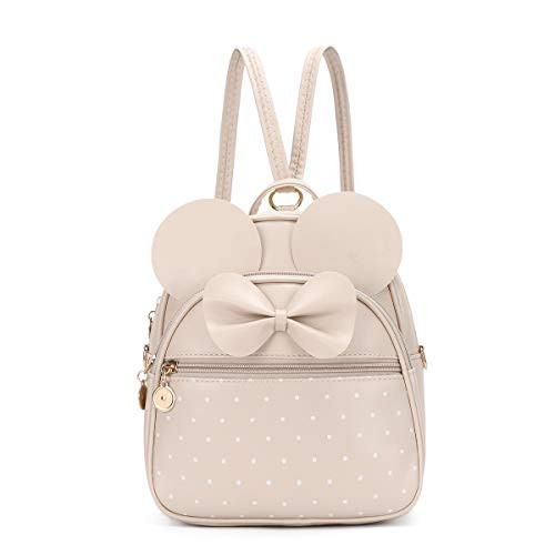 Girls Bon Nut Polka Dot Cute Mini Backpack Small Day Packs Convertible Shoulder Big Purse For Women | Amazon (US)