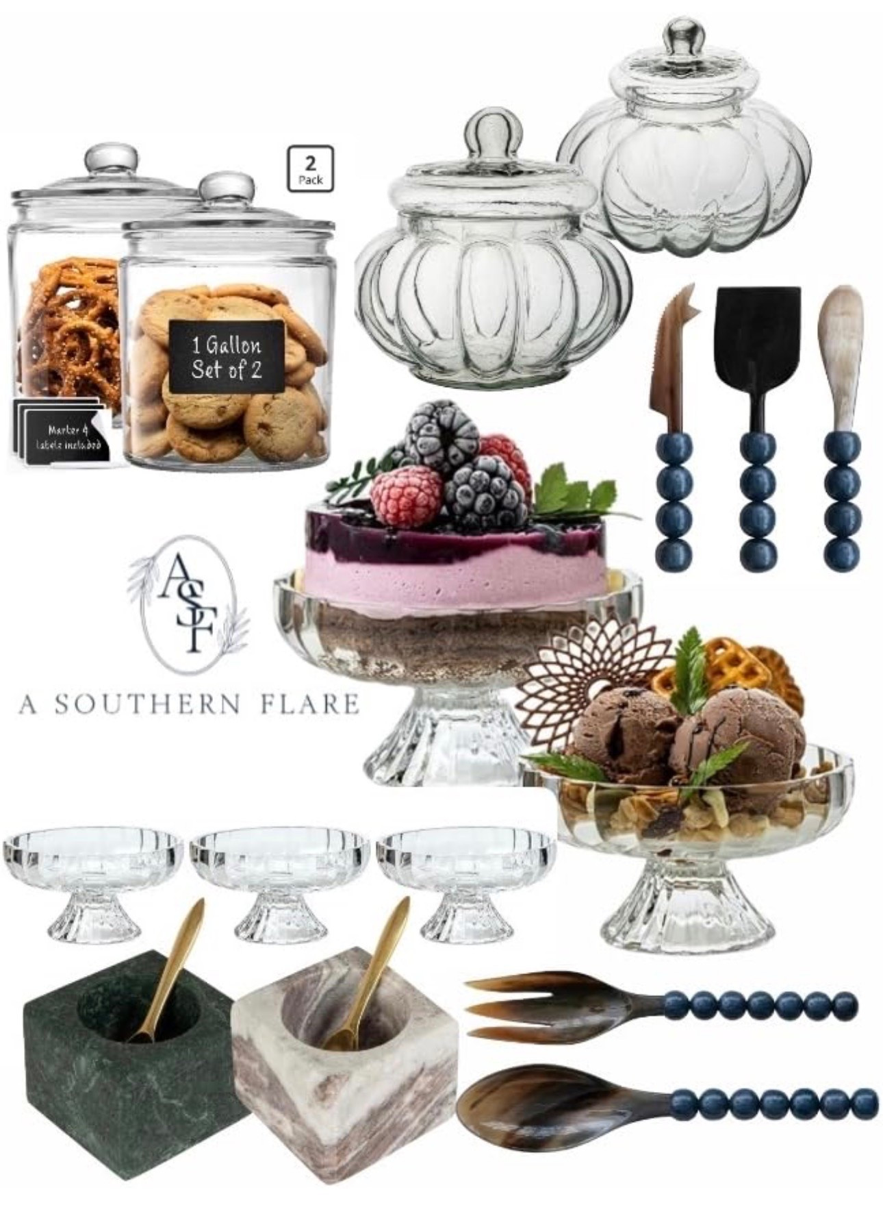 These kitchen and dining items will help make your cooking and entertaining easy and stylish! #KitchenEssentials #DiningDeco