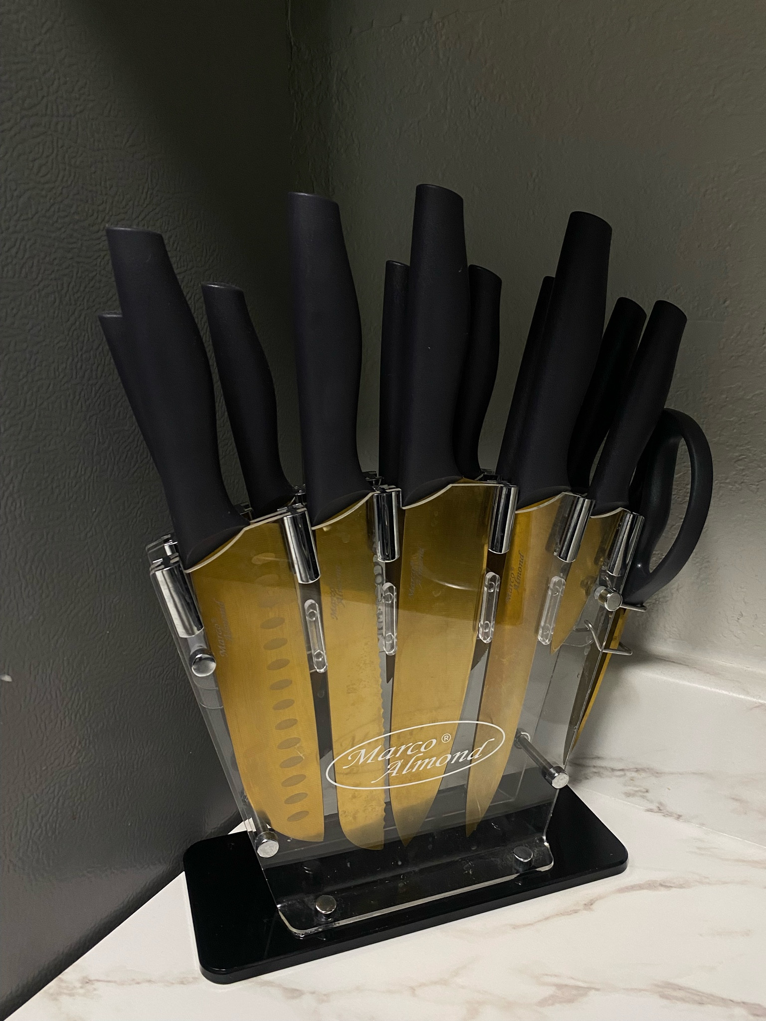 Gold & Black Knife Set 

#LTKhome #LTKsalealert