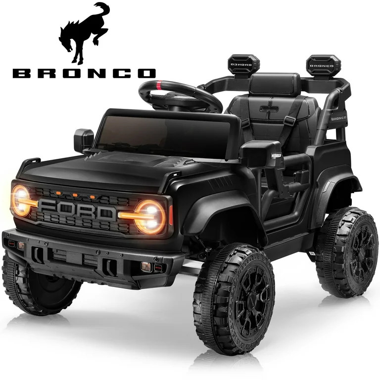 Ford Ride on Toy Cars, 12V Ford Bronco Raptor Powered Ride on Truck with Remote Control, Electric... | Walmart (US)