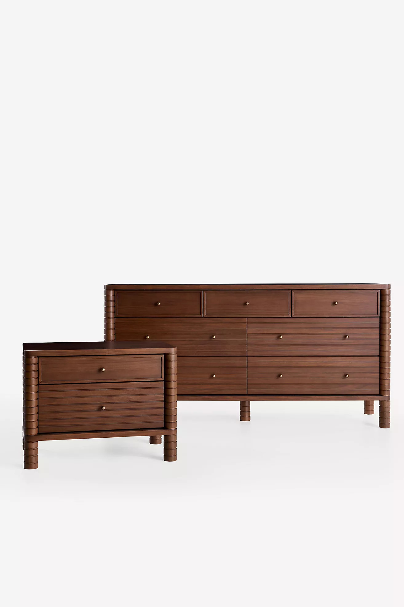 Solana Wood Seven-Drawer Dresser | Anthropologie (US)