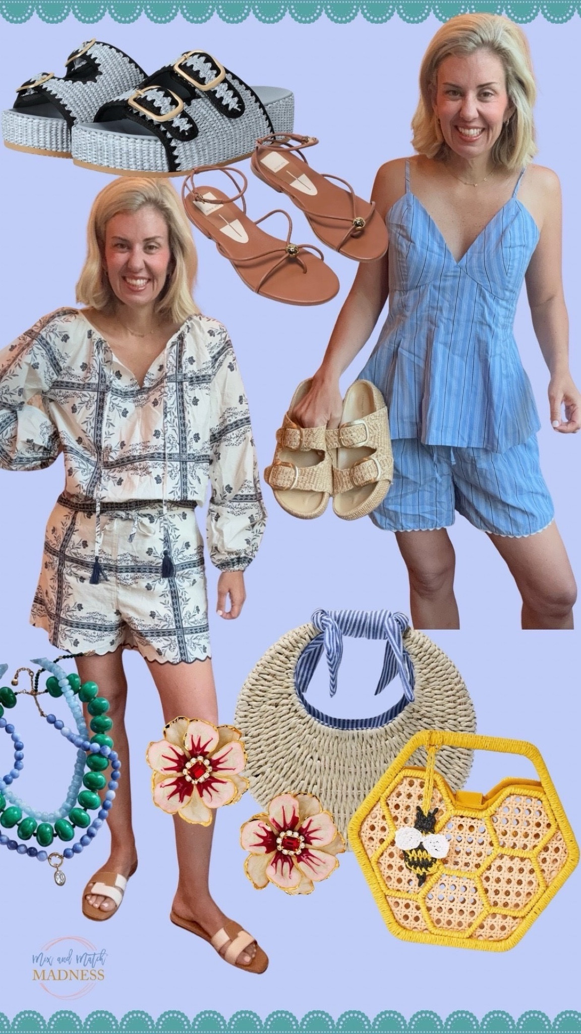 Tar-jay sets that I’m loving! You know the drill… wear together or separate!! ￼
Cami Top & Shorts - small 
Tie Top - small (need xs)
Scallop shorts - 4


#LTKmomlife #LTKdayinmylife #LTKSeasonal