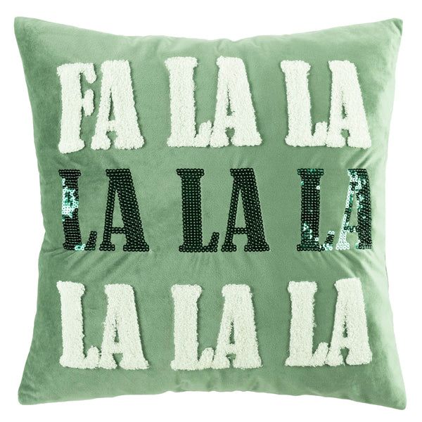 Fa La La La Decorative Pillow | Lush Decor
