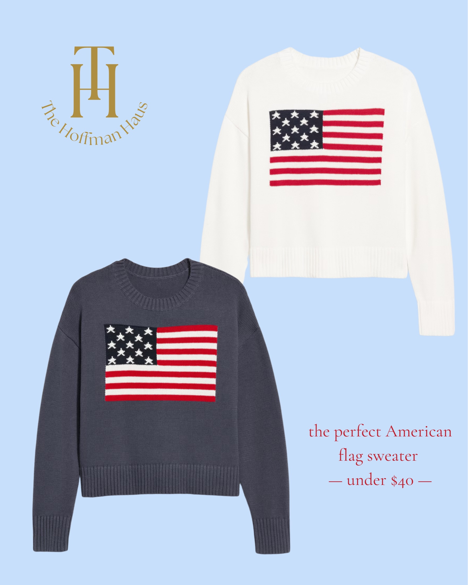 The perfect American flag sweater!!  • July 4th • red, white, and blue • women’s fashion • old navy • America 

#LTKSeasonal #LTKfindsunder50 #LTKsalealert