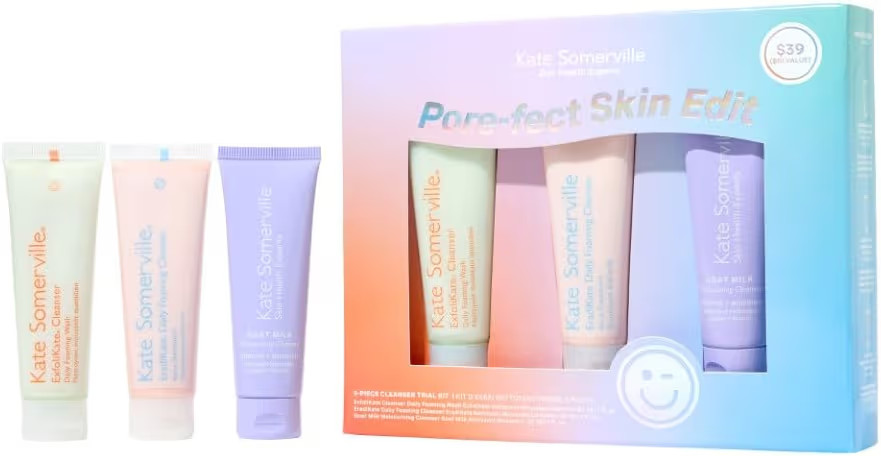 Kate Somerville Pore-fect Skin Edit Travel Kit : ExfoliKate, EradiKate, & Goat Milk Cleanser Holi... | Amazon (US)