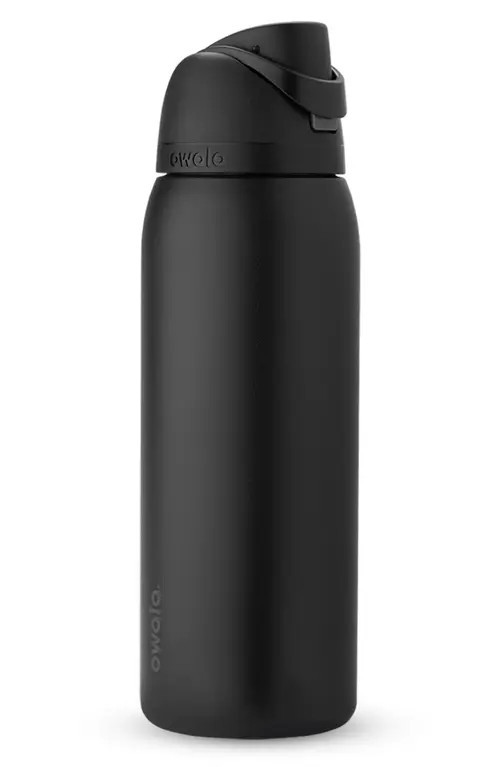 Owala 40oz. FreeSip Stainless Steel Water Bottle in Very Very Dark at Nordstrom, Size 40 Oz | Nordstrom