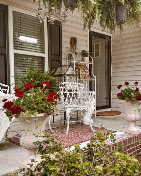 Creating our cozy spring front porch. 🪴

#LTKGiftGuide #LTKhome #LTKSeasonal