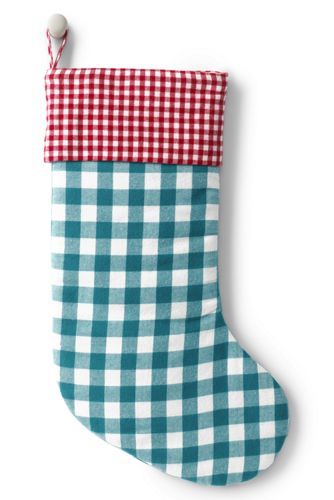 Draper James x Lands' End Personalized Flannel Christmas Stocking | Lands' End (US)