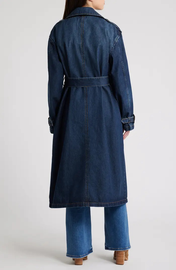 Classic Denim Trench Coat | Nordstrom