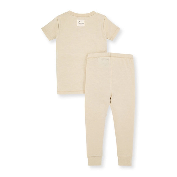 Honeysoft™ Pajamas - Fossil - 2-Piece 18M | Burts Bees Baby