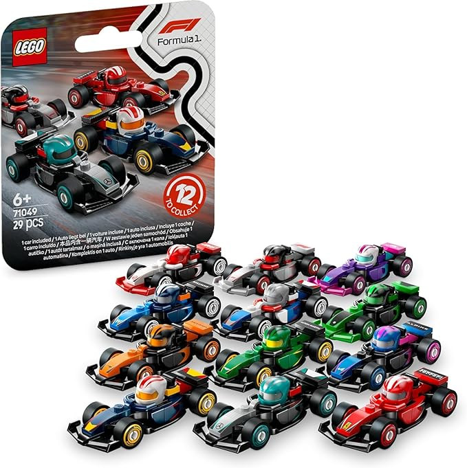 LEGO 71049 F1 Collectible Race Cars Random Set of 1 Race Car - Uus. | Amazon (US)
