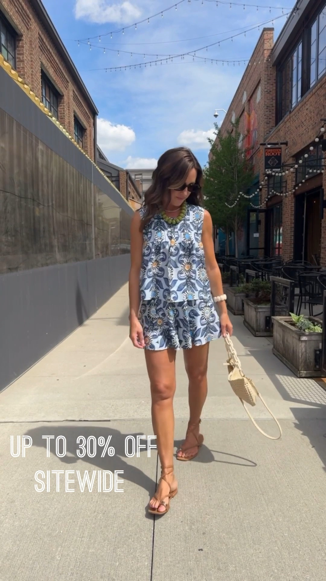 Favorite matching set! Love the fabric, print and flowy fit. 
XS top
Size 0 shorts

#LTKootd #LTKSaleAlert #LTKSeasonal