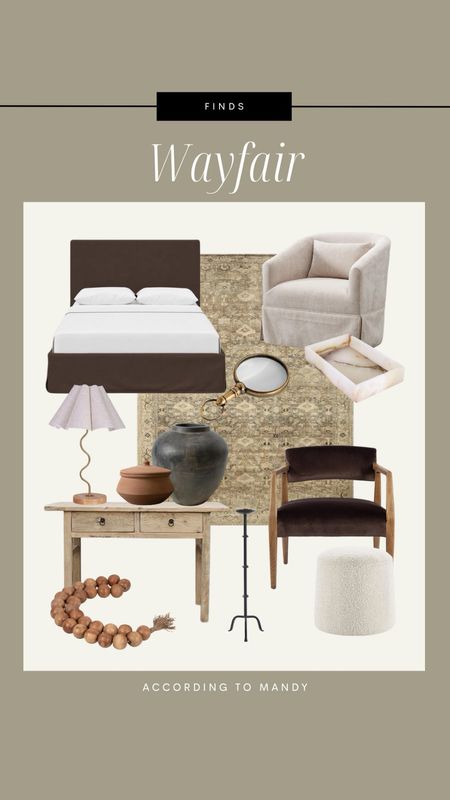 Wayfair finds + faves!

wayfair home decor, wayfair furniture, wayfair favorites, wayfair tray, vase, lamp, brown slipcover bedframe, velvet bed frame, accent chair, area rug, velvet chair, brown velvet chair, brown velvet furniture,ottoman, boucle ottoman, console table, wood console table, brass decor, wood decor 

#LTKhome