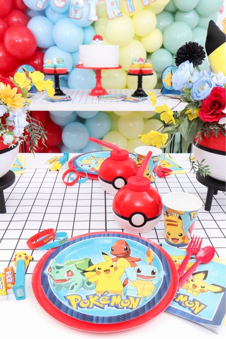 Pokemon! It’s Showtime!
⚡️⚡️⚡️
If you’re throwing a Pokémon themed birthday party for your little trainer, this Pokemon tableware is the perfect way to get them ready for battle! All their favorite characters and plenty of Pokémon balls to catch & contain. Gotta Catch Em’ All!
⚡️⚡️⚡️
It is so easy to put together, layer on top of modern black & white and add balloons to make this fun party range POP!
⚡️⚡️⚡️
LIKE & SHARE with your Pokemon loving friends! FOLLOW for more Party Ideas & DIYs! #pokemonparty #pokemonpartydecor#pokemonpartyideas

#LTKKids #LTKParties #LTKSeasonal