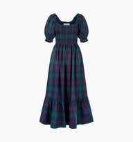 The Louisa Nap Dress - Midnight Tartan | Hill House Home US