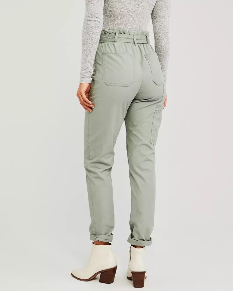 Belted Ultra High rise Utility Pants | Abercrombie & Fitch US & UK