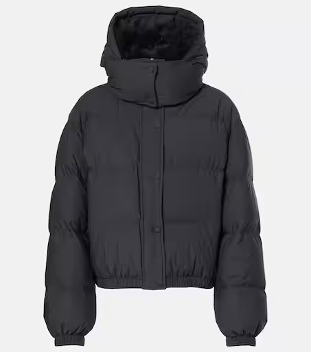 Shearling-trimmed down jacket | Mytheresa (US/CA)