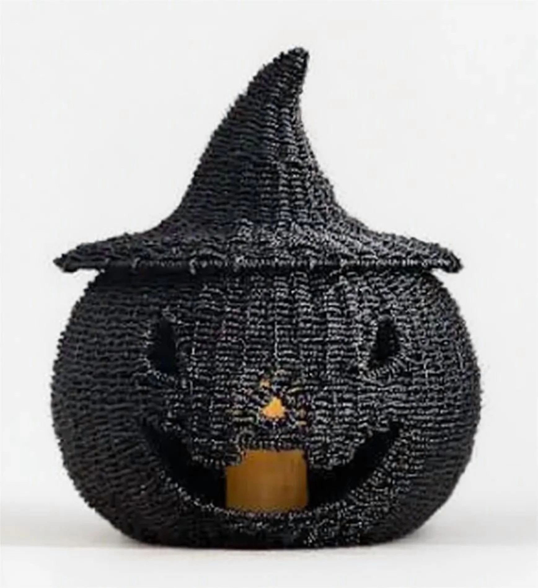 Happy Haunting Seagrass & Metal Pumpkin - 2025 NEW Halloween Pumpkin Decorations for Indoor & Out... | Walmart (US)