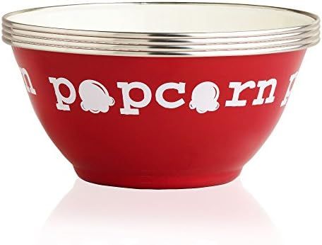 World Market Popcorn Server Bowl - Microwave Popcorn Bowl - Popcorn Mixed Serving Dish Bowl - Gif... | Amazon (US)