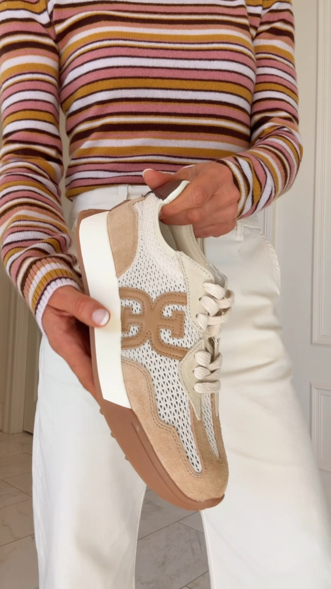 Such a cute and comfy sneaker for spring/ summer 