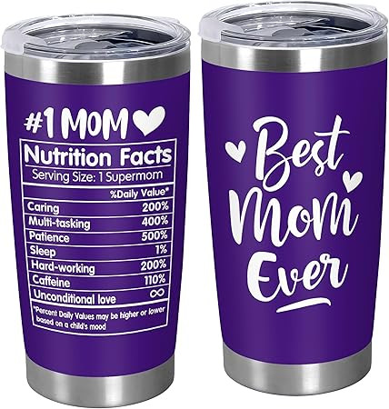 TEEZWONDER Birthday Gifts for Mom from Daughter Son - Best Mom Ever Stainless Steel Insulated Cof... | Amazon (US)