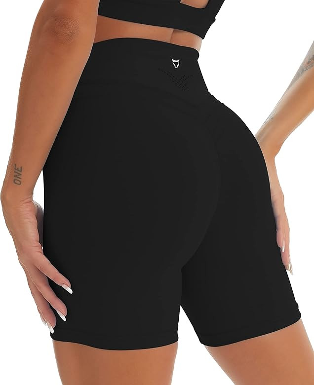TomTiger Yoga Shorts for Women Tummy Control High Waist Biker Shorts Exercise Workout Butt Liftin... | Amazon (US)