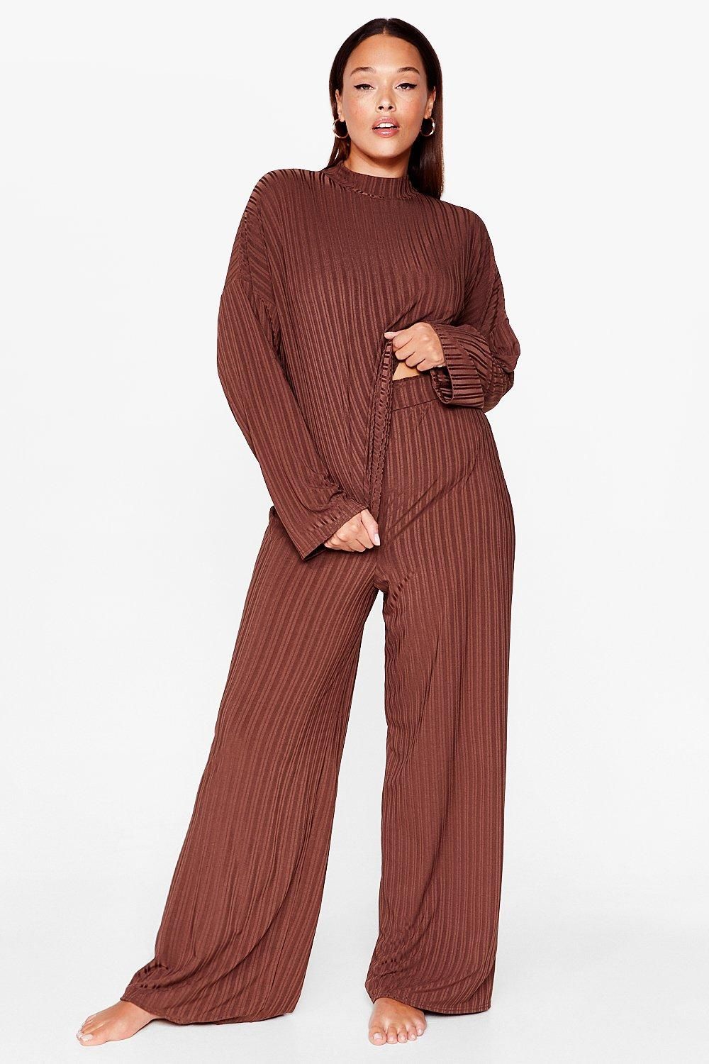 Chill Out Plus Wide-Leg Pants Set | NastyGal (US & CA)