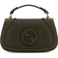 Gucci Bottle Green Leather Gucci Blondie Handbag | Balardi (US & Canada)