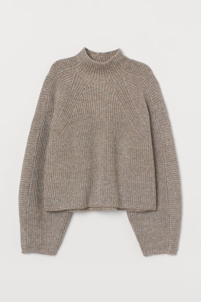 Knit Mock-turtleneck Sweater | H&M (US)