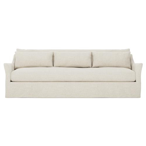 Pauline Vanilla Slipcovered Sofa - 98" | Kathy Kuo Home