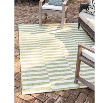 7' x 10' Outdoor Ribbon Rug | Rugs.com