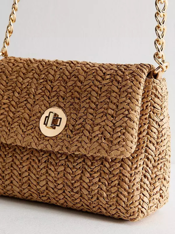 New Look Brown Woven Crossbody Bag | Very (UK)