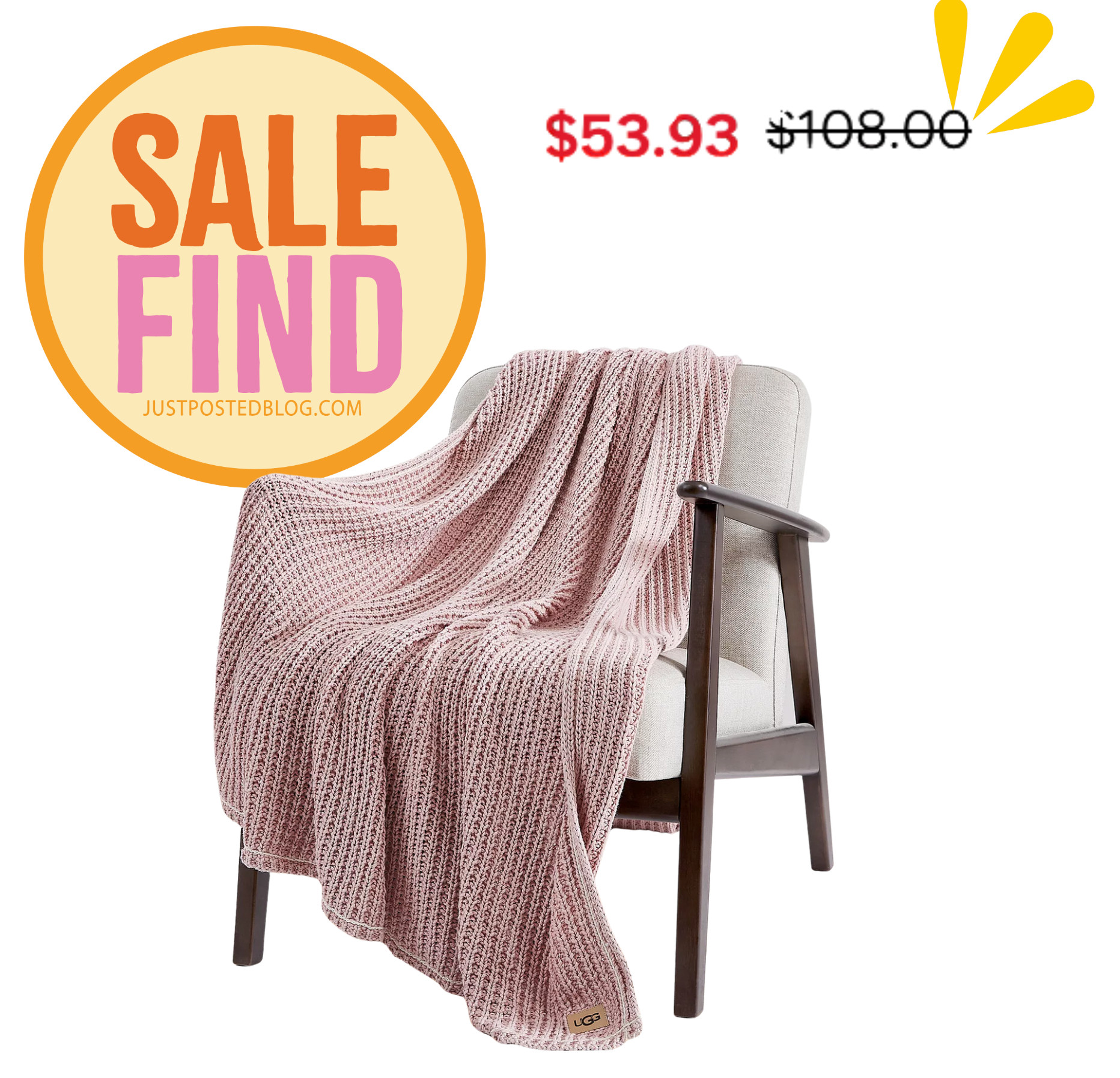 Ugg blanket 50% off!?!?! 

 