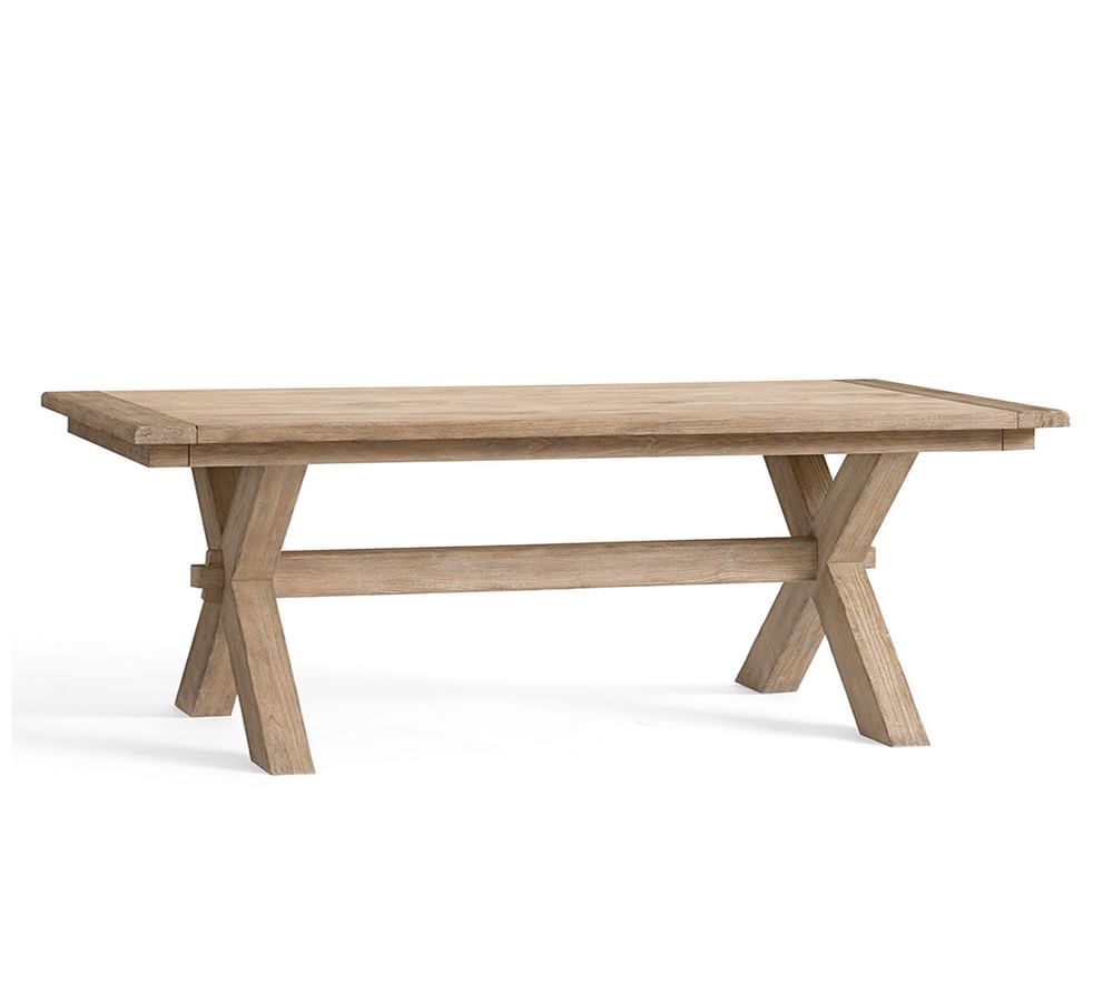 Toscana Extending Dining Table, Seadrift, 88.5&amp;quot; - 124.5&amp;quot; L | Pottery Barn (US)