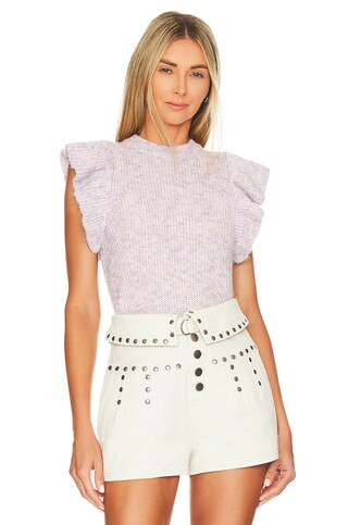 Tularosa Yasmine Knit Top in Purple Multi from Revolve.com | Revolve Clothing (Global)