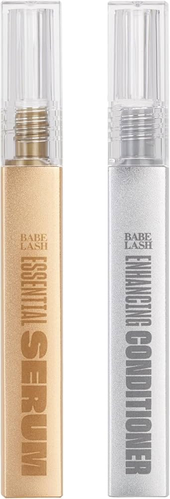 Babe Lash AM/PM Kit - 2mL Essential Serum & 3mL Enhancing Conditioner, Lash Enhancing Serum for N... | Amazon (US)