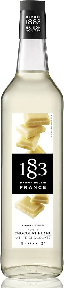1883 Maison Routin - White Chocolate Syrup - Glass Bottle - 1 Liter | Amazon (US)