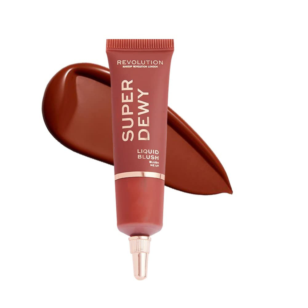 Revolution, Superdewy Liquid Blush, Richly Pigmented & Buildable, Blendable Formula, Blush Me Up,... | Amazon (US)