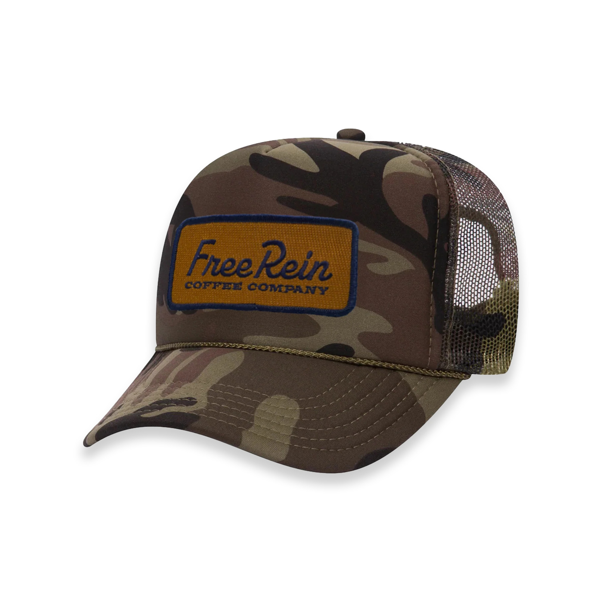 Free Rein Foam Trucker-Gold | Free Rein