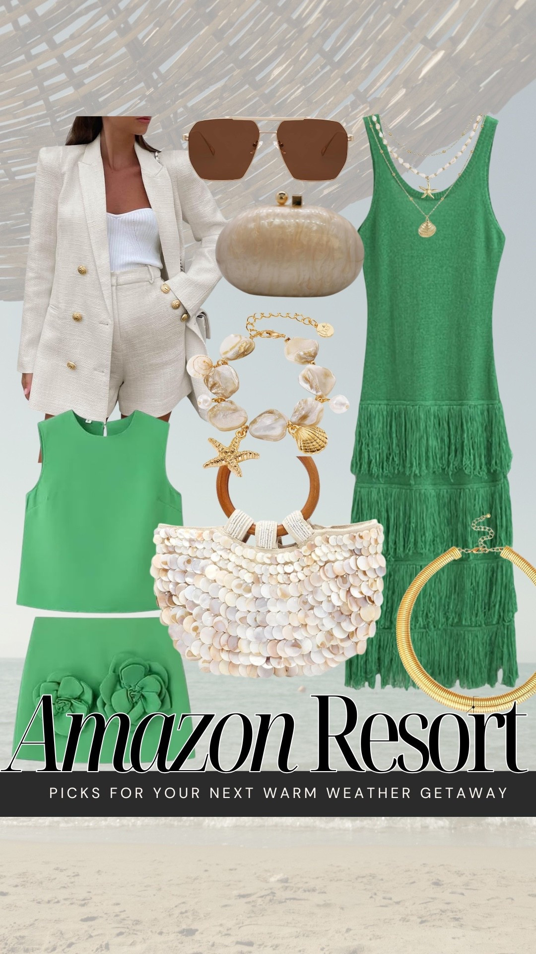 Cruise Countdown ~ T-11 days!! 🚢🌴☀️ Let’s do a St. Patrick’s day green and neutral picks for a warm-weather getaway! Yes, all from Amazon!! 🙌👌

#LTKTravel #LTKgrwm #LTKootd