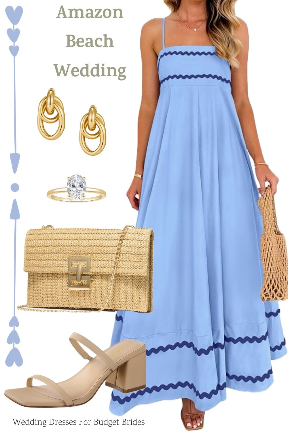 Destination beach wedding guest outfit, all on Amazon. 

Dressy casual dress, festival dress, long wedding guest dress, beach dress, garden party full length dress, travel ring. 

#LTKTravel #LTKSeasonal #LTKWedding