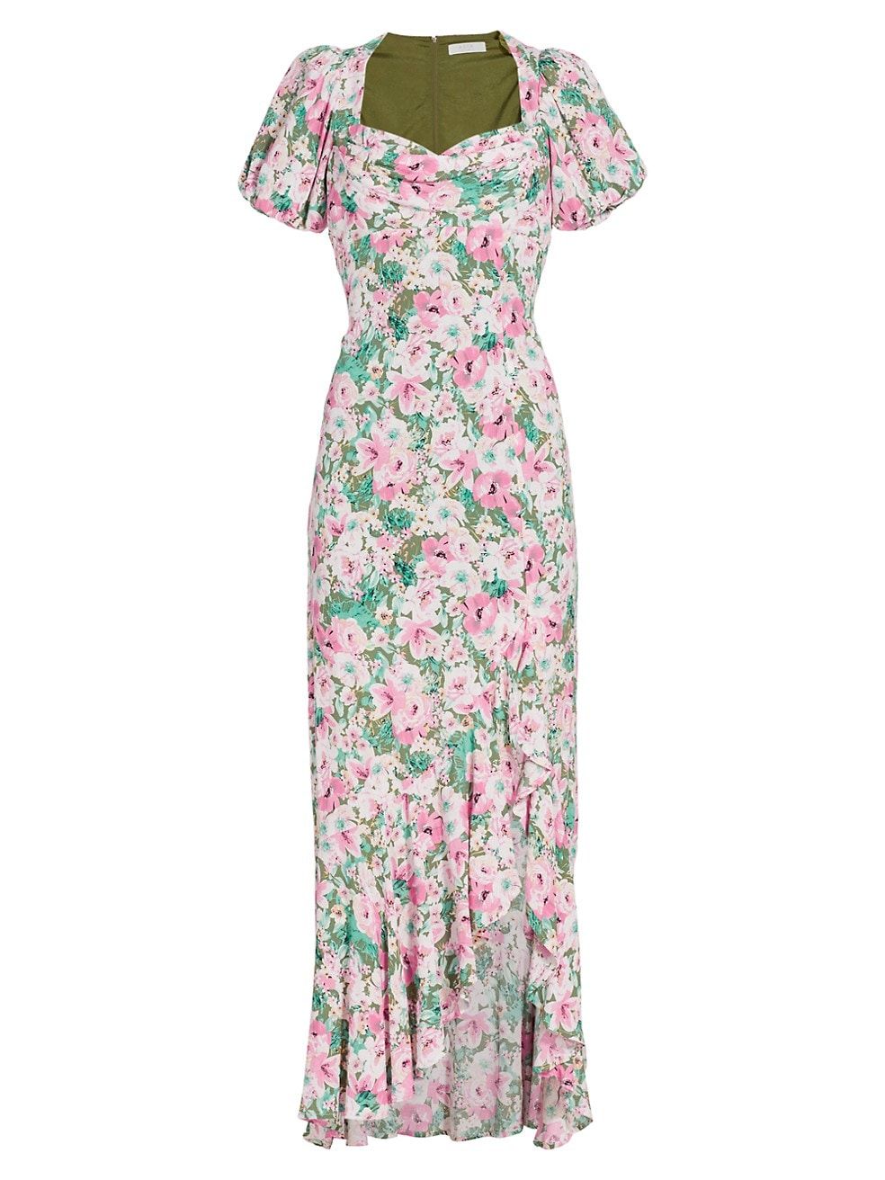 ASTR The Label Dayanara Floral Ruffled Maxi Dress | Saks Fifth Avenue