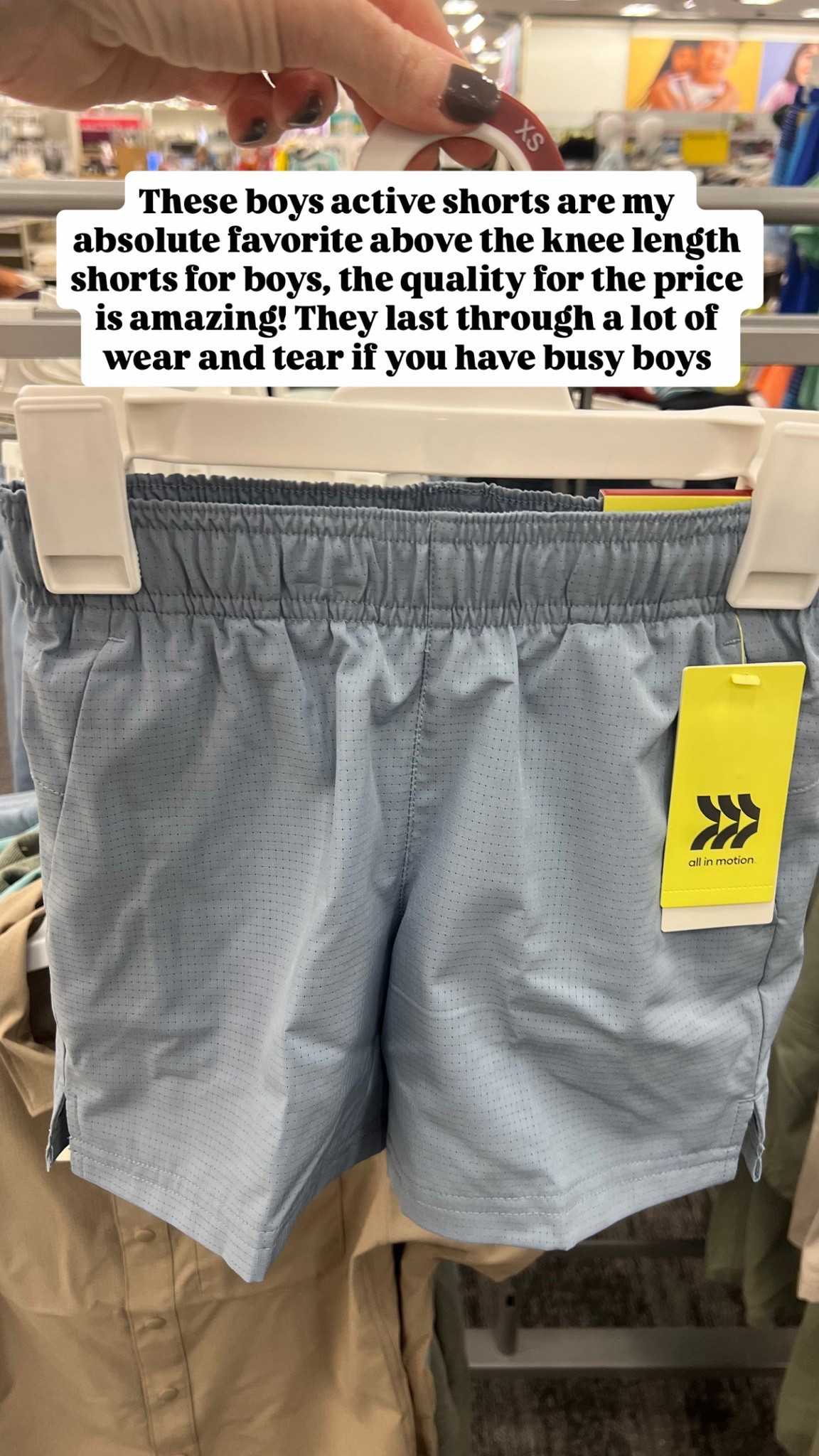 Hands down my favorite above the knee active shorts for boys! They last through so much wear and tear, the quality for the price can’t be beat!