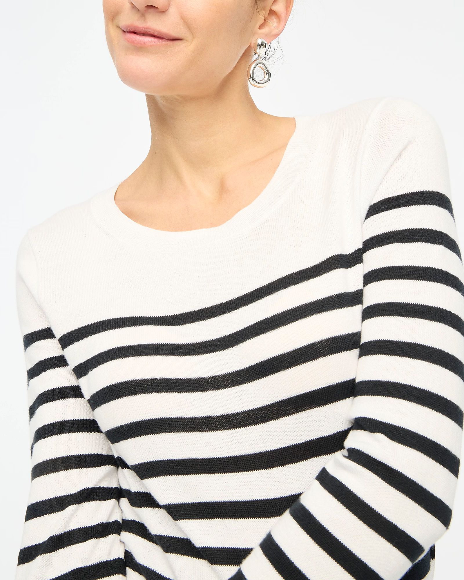 Striped Teddie sweater | J.Crew Factory