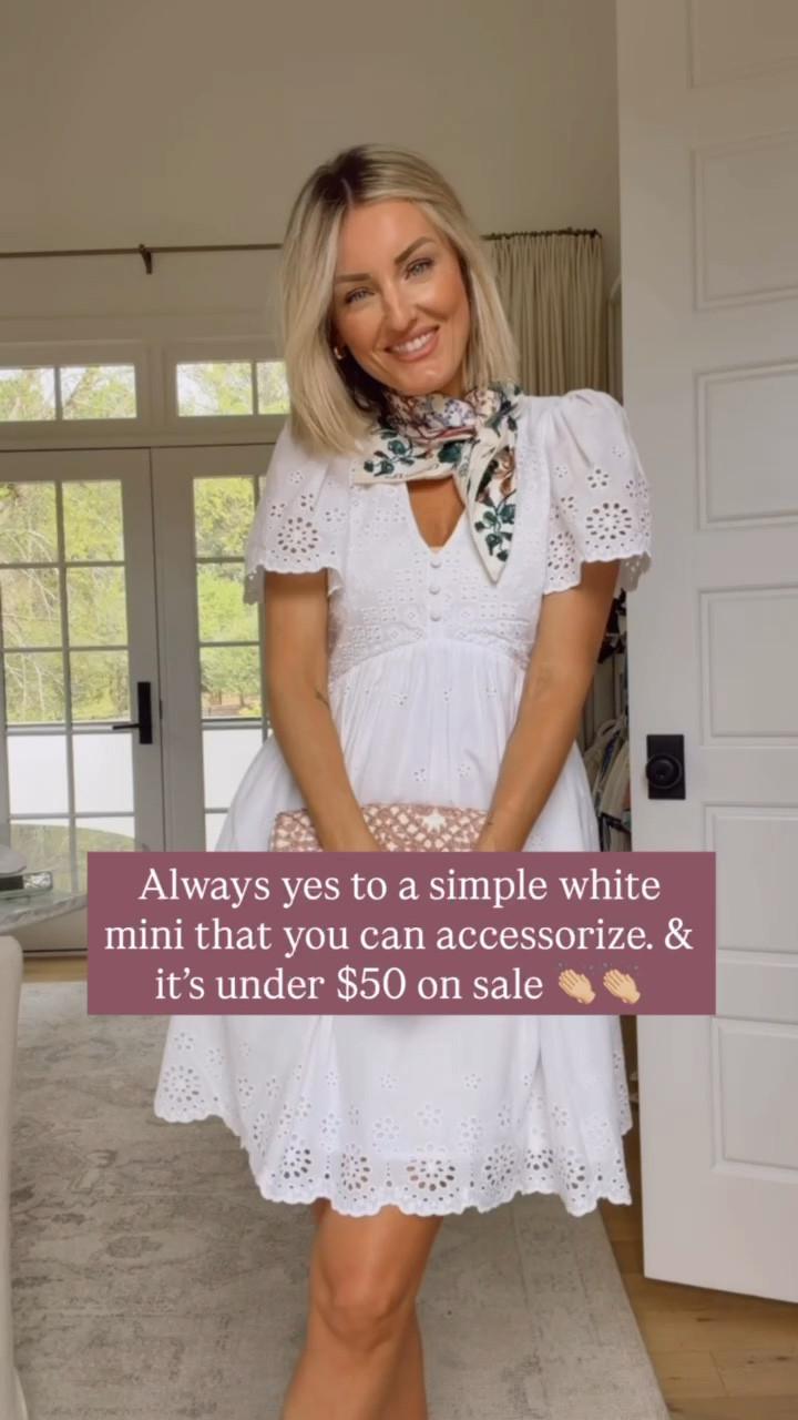 Everyone is always looking for good white dresses! This one is so cute & currently on major sale! Wearing XS!

Loverly Grey, Loft, spring dress, eyelet dress, Mother’s Day, graduation dress, sale 

#LTKSaleAlert #LTKSeasonal