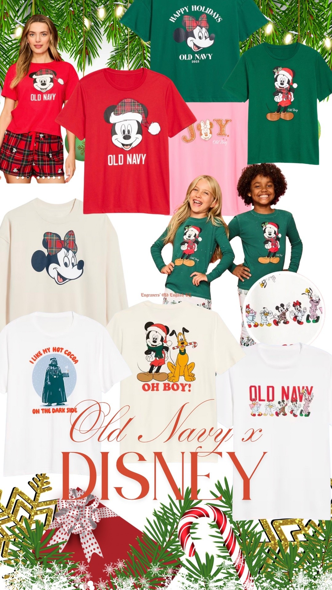Disney T shirts, sweaters, socks, and pajamas for the whole family at Old Navy! Perfect for a Disney trip! 

#LTKHoliday #LTKGiftGuide #LTKSeasonal