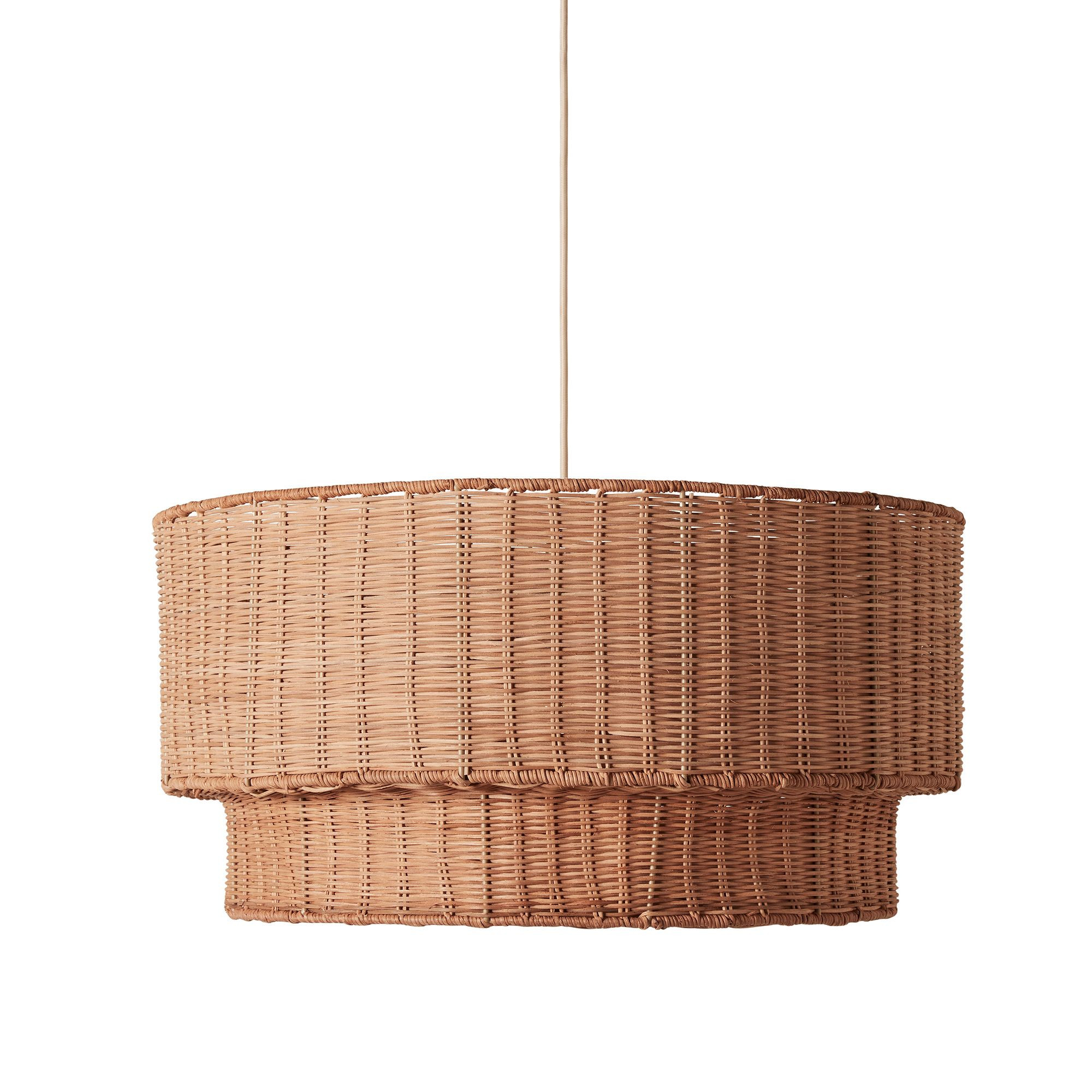 Jenni Two-Tier Handwoven Pendant (24") | West Elm (US)