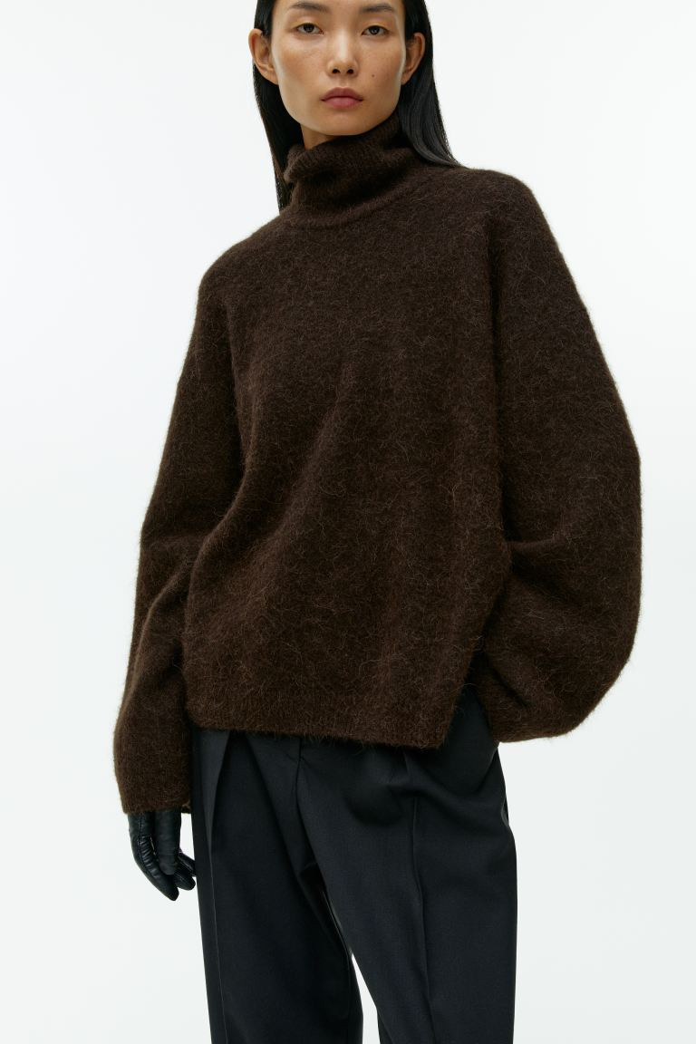 Rollkragenpullover aus Alpakawolle und Wolle | H&M (DE, AT, CH, NL, FI)